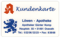 Kundenkarte der Löwen Apotheke